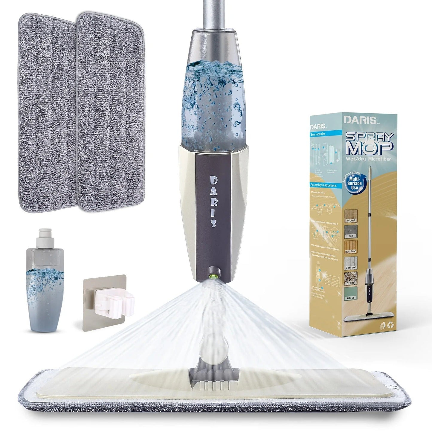 Spray Flat Mop for Quick Floor Cleaning